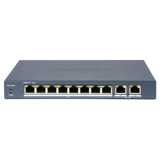 Коммутатор Hikvision DS-3E1310P-EI (B) 100 Base-TX (100 мбит/с)