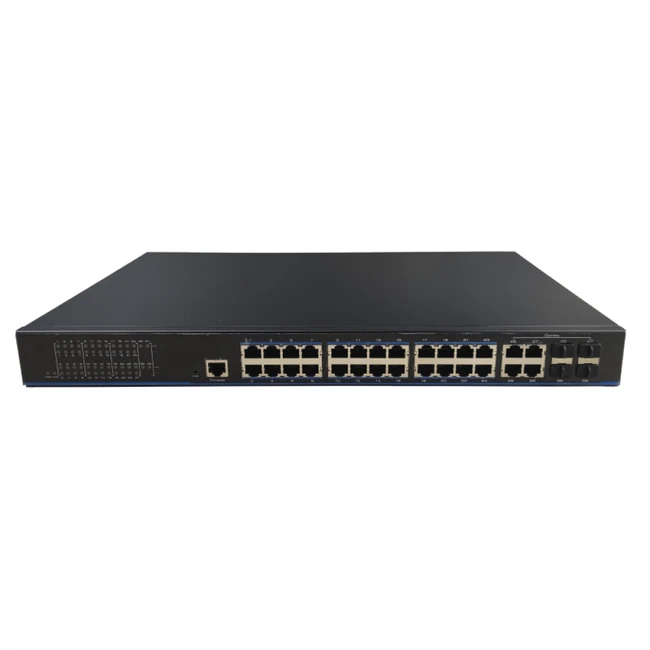 Коммутатор UTEPO UTP3328TS-PSB280-L2 1000 Base-T (1000 мбит/с), 4 SFP порта