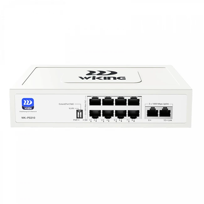 Коммутатор Wi-Tek WK-PS310 V2 1000 Base-T (1000 мбит/с)