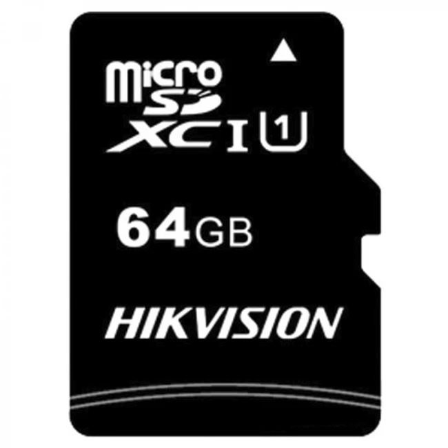 Флеш (Flash) карты Hikvision HS-TF-C1/64G + adapter 64 ГБ
