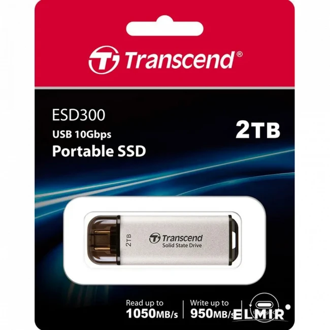 Внешний жесткий диск Transcend ESD300 TS2TESD300S (2 ТБ)