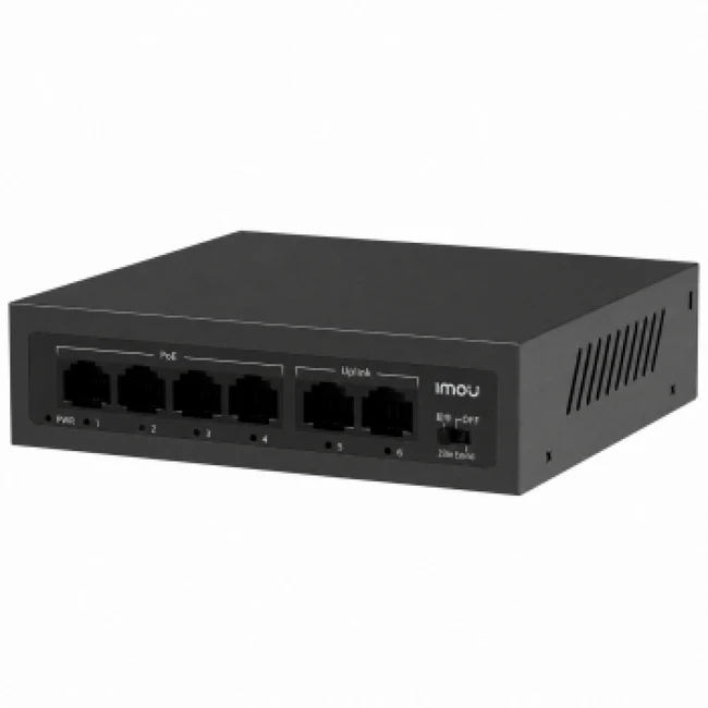 Коммутатор IMOU SF106P 100 Base-TX (100 мбит/с)