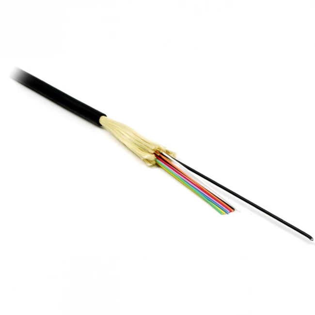 Оптический кабель Hyperline Кабель волоконно-оптический 50/125 (OM4) многомодовый 12 волокон FO-DT-IN/OUT-504-12-LSZH-BK