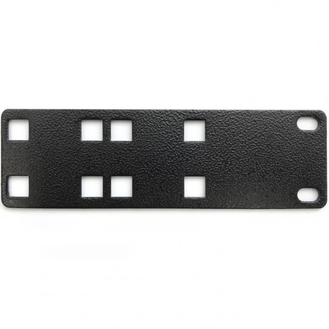 Аксессуар для серверного шкафа Hyperline Кронштейн для крепления 19 дюймового и вертикального оборудования сбоку стоек (2 шт. в комплекте) PMV1-RAL9005