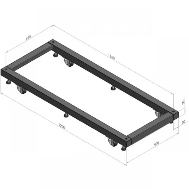 Аксессуар для серверного шкафа Hyperline Основание для стоек ORV2 и ORV2A глубиной 1000 мм ORV-BSM-1000