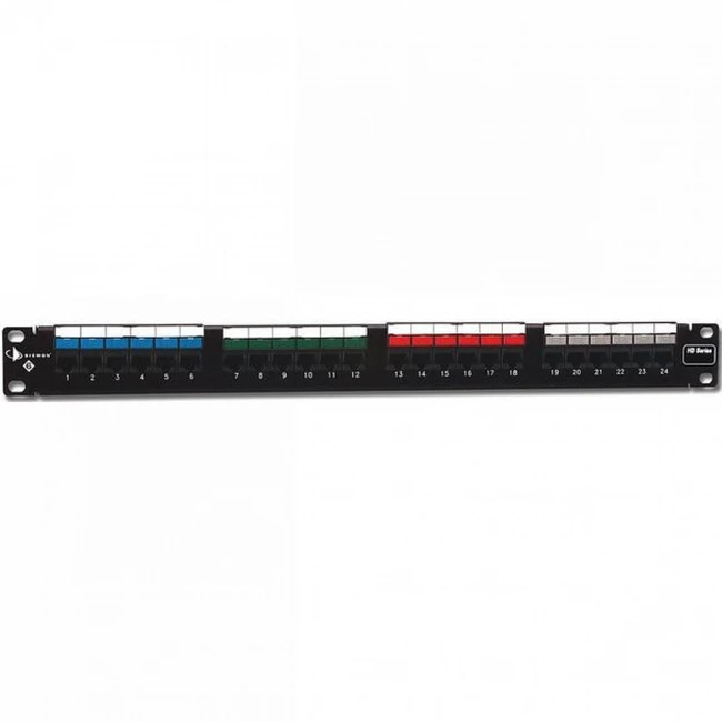 Патч-панель Siemon HD6-24 (24 порта, Flat, Cat. 6)