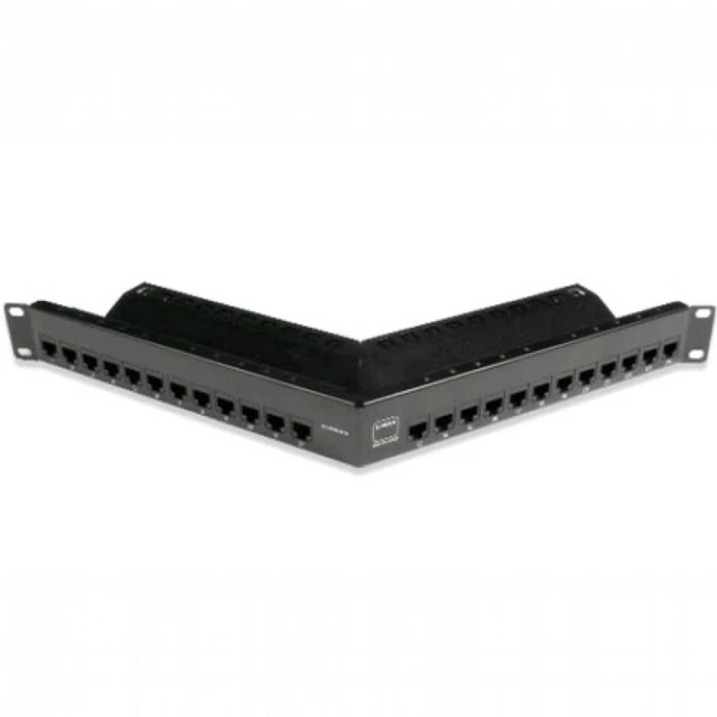 Патч-панель Siemon Модульная патч-панель 19" 24 порта экранированная 1U черная без модулей ZS-PNLA-24E-SALE (24 порта)