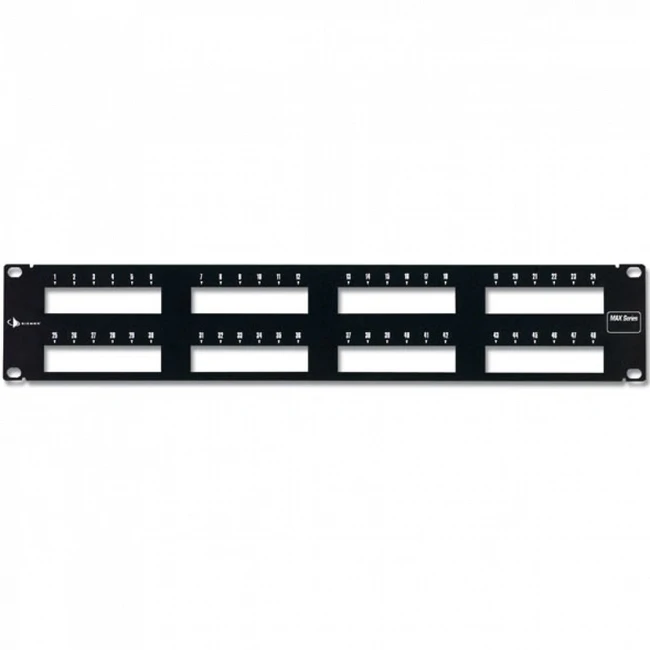 Патч-панель Siemon Панель 2U в 19'' стойку на 48 модулей Max-серии MX-PNL-48-SALE (48 портов)