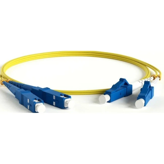 Оптический патч-корд Hyperline FC-D2-9-LC/UR-SC/UR-H-7M-LSZH-YL