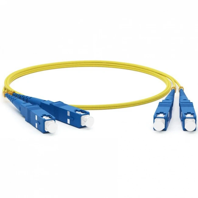 Оптический патч-корд Hyperline FC-D2-9-SC/UR-SC/UR-H-10M-LSZH-YL