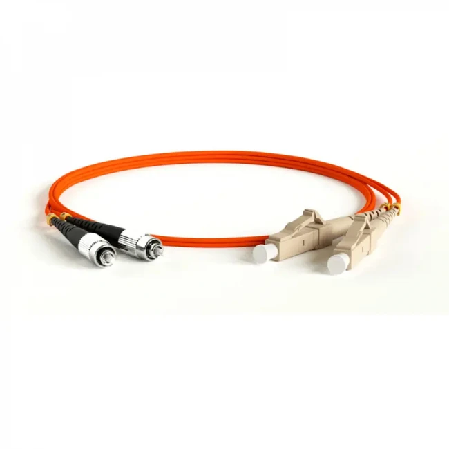 Оптический патч-корд Hyperline FC-D2-50-FC/PR-LC/PR-H-1M-LSZH-OR