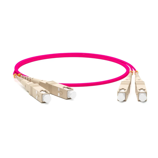 Оптический патч-корд Hyperline FC-D2-504-SC/PR-SC/PR-H-10M-LSZH-MG