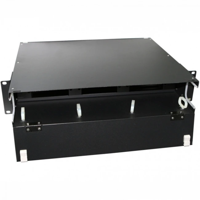 Патч-панель Hyperline FO-19BX-2U-F0-6xSLT-W120H32-EMP (6 портов)