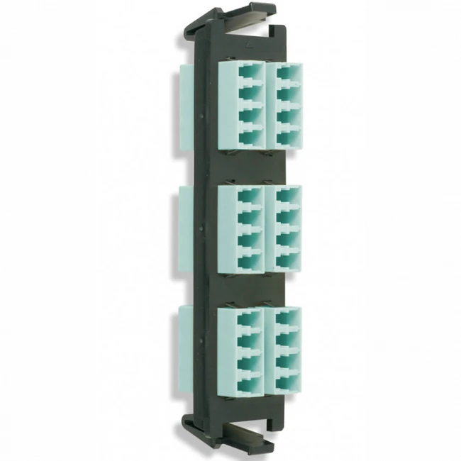 Оптический кросс Siemon Quick-Pack Панель с 6 LC quadro адаптерами 24 волокна RIC-F-LCQ24-01C-SALE