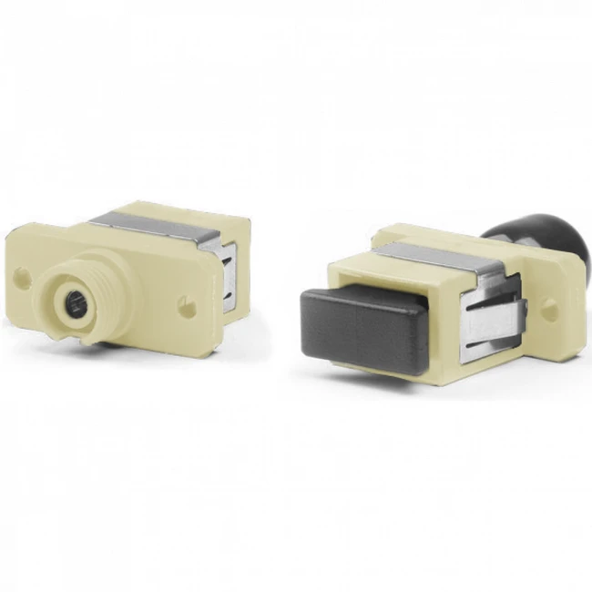 Аксессуар для оптических сетей Hyperline Проходной адаптер SC-FC, MM SC-FC-MM