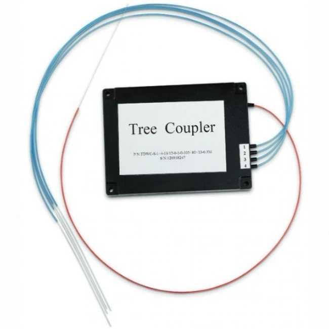 Аксессуар для оптических сетей Hyperline Сплиттер (разветвитель, ответвитель) оптический 1х4 FO-SPL-1x4-E11-0.9-0.3M