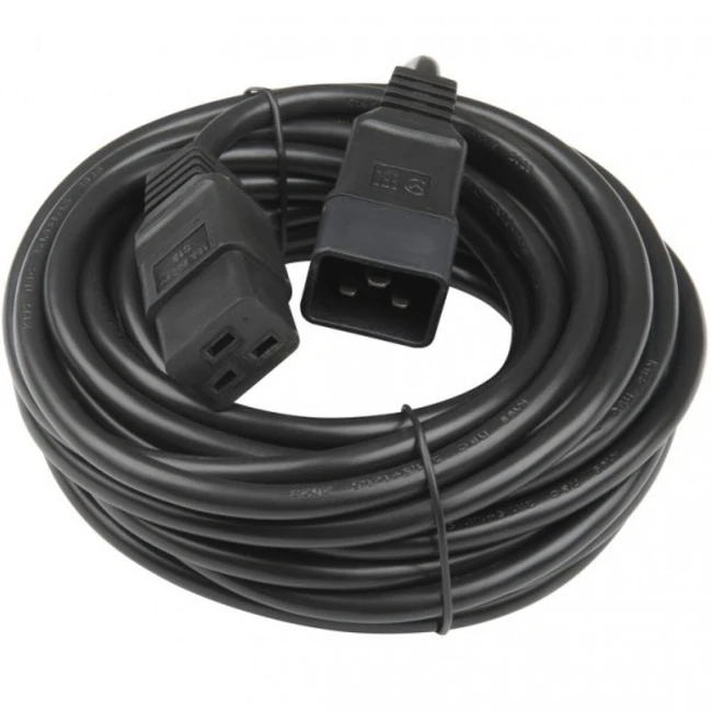 Опция для ИБП Hyperline Кабель питания IEC 320 C19 - IEC 320 C20 (3x1.5) PWC-IEC19-IEC20-10-BK
