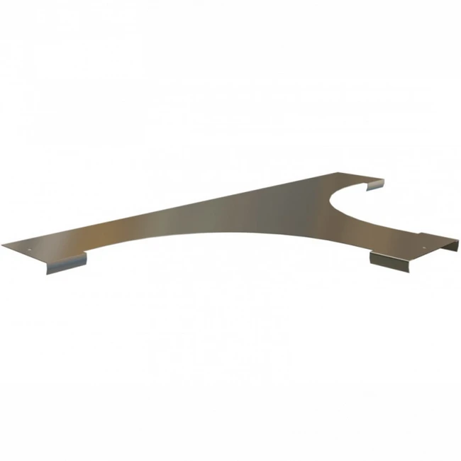 Аксессуар для кабельных сетей Hyperline Крышка разветвителя одностороннего плавного 50x15 R100-0,8 мм RST-СDT-50-15-0,8-R100-SZ