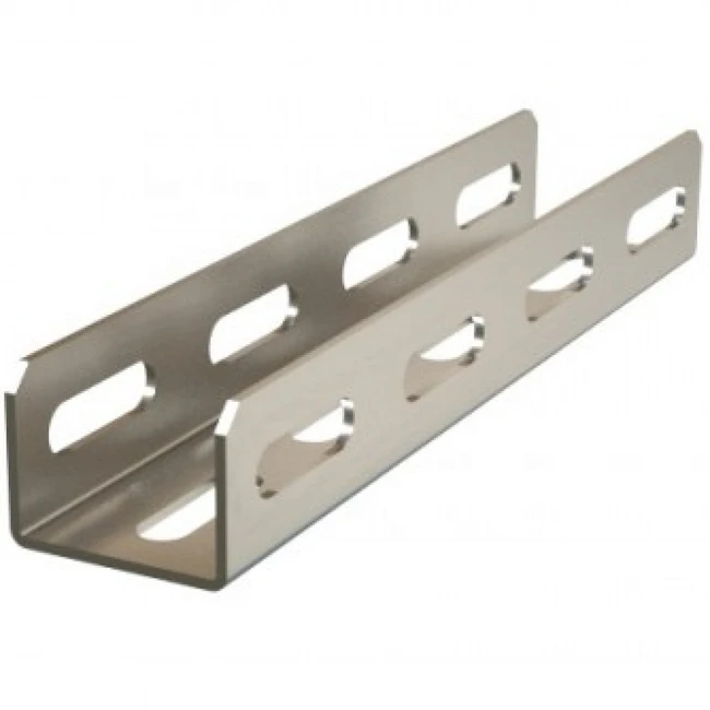Аксессуар для кабельных сетей Hyperline Профиль перфорированный П-образный облегченный 40х30х200-2,0 мм (цена за шт) TMS-LPS-40-30-200-2,0-SZ