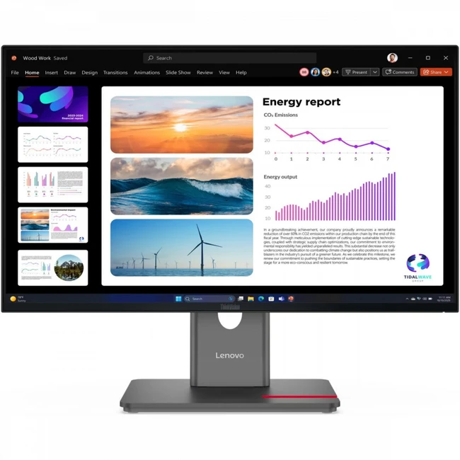 Монитор Lenovo ThinkVision P24Q-40 64B2GAT1EU 23.8 ", IPS, Quad HD 2560x1440 (16:9), 120 Гц