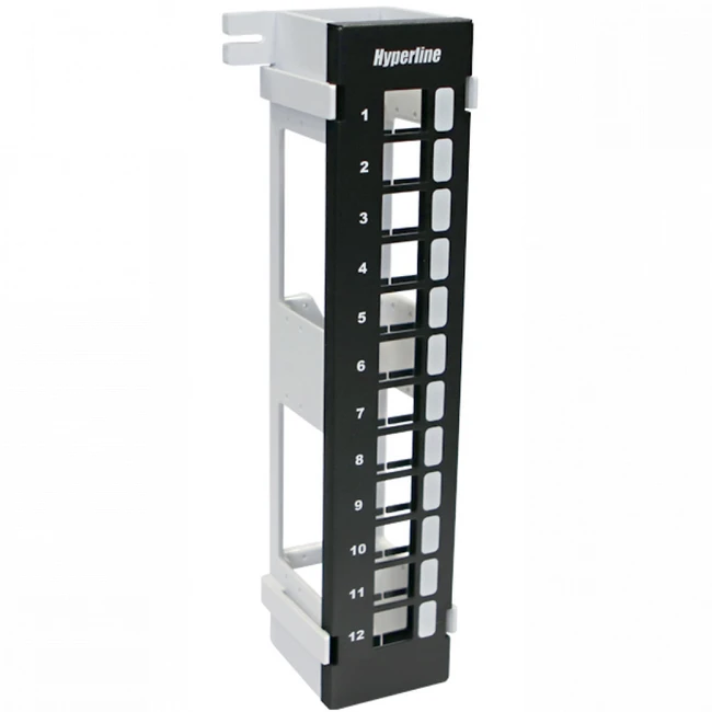 Патч-панель Hyperline Модульная настенная патч-панель на 12 портов PPWBL-12 12 портов