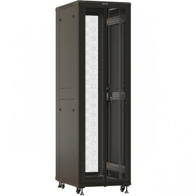 Серверный шкаф Hyperline напольный 19-дюймовый 42U 2055x600х800 мм TTBR-4268-DD-RAL9004