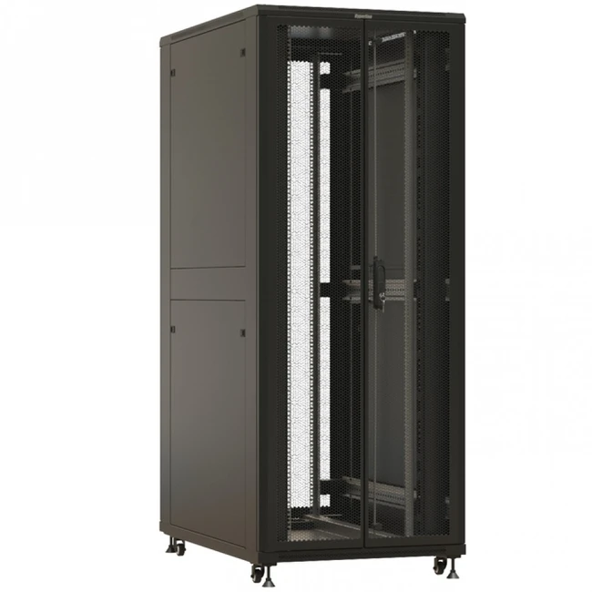 Серверный шкаф Hyperline напольный 19-дюймовый 42U 2055x800х1200 мм TTBR-4282-DD-RAL9004