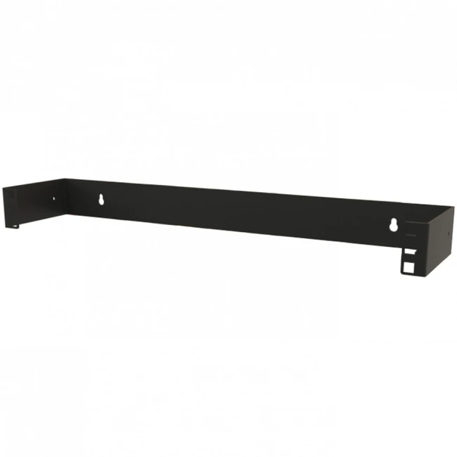 Аксессуар для серверного шкафа Hyperline Кронштейн настенный для 19" оборудования высота 1U глубина 110 мм BW19-1U-110F-RAL9005