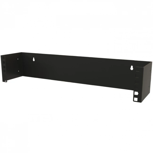 Аксессуар для серверного шкафа Hyperline Кронштейн настенный для 19" оборудования высота 2U глубина 110 мм фиксированный BW19-2U-110F-RAL9005