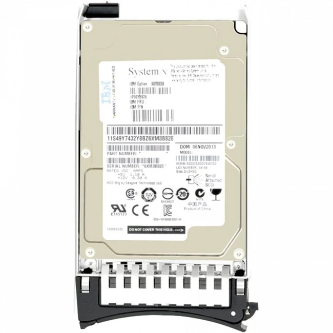 Опция для системы хранения данных СХД IBM 900GB 10K 6GB SAS SFF HDD V3700 00Y2505 Диск для СХД