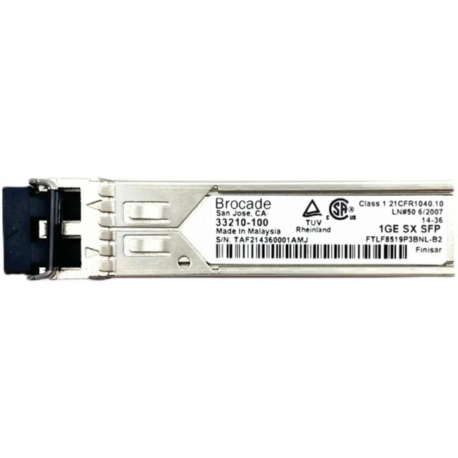 Модуль Brocade 1G SX SFP 850nm MMF Transceiver 33210-100 (SFP модуль)