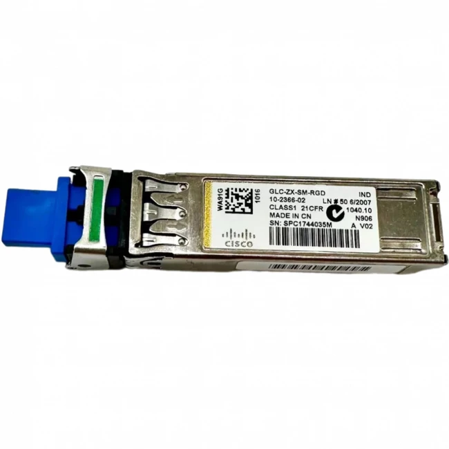 Модуль Cisco 1000BASE-ZX SFP DOM (SMF, 1550nm, 70km, LC) GLC-ZX-SM-RGD SFP модуль