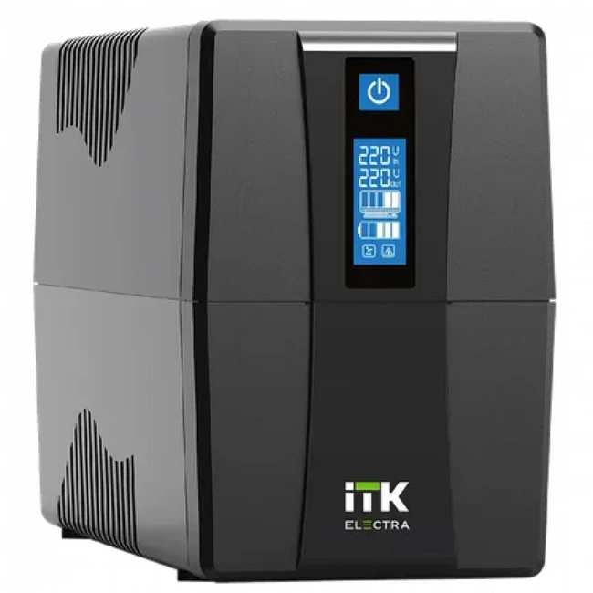 Источник бесперебойного питания ITK EET-0800VA-1-001 Линейно-интерактивные, Напольный (Tower), 800 ВА, 480 Вт
