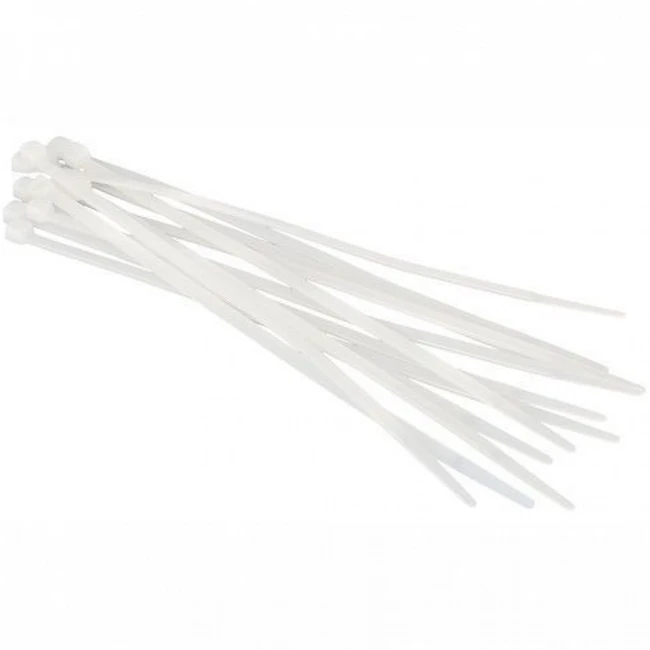 Инструмент для монтажа СКС Hyperline Стяжка нейлоновая неоткрывающаяся безгалогенная (halogen free) 200x2.5 мм полиамид 6.6 -40°C - +85°C белая (100 шт) GT-200IC-25