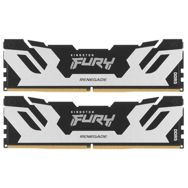 ОЗУ Kingston FURY Renegade Silver KF576C38RSK2-32 (DIMM, DDR5, 32 Гб (2 х 16 Гб), 7600 МГц)