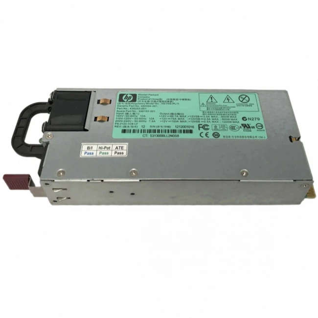 Серверный блок питания HPE 1200W Common Slot Silver Hot Plug 500172-B21 (ATX, 1200 Вт)