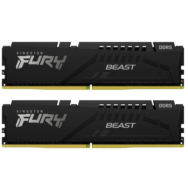 ОЗУ Kingston FURY Beast Black KF560C30BBEK2-32 (DIMM, DDR5, 32 Гб (2 х 16 Гб), 6000 МГц)