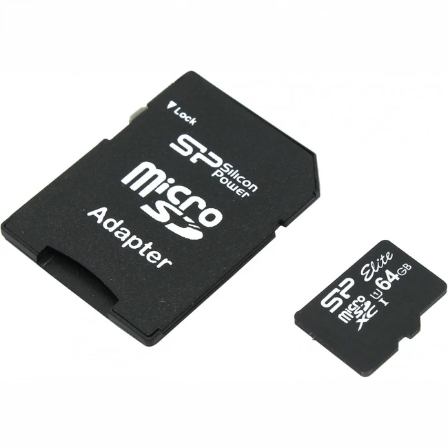 Флеш (Flash) карты Silicon Power Elite Class 10 UHS-I SP064GBSTXBU1V21S (64 ГБ)
