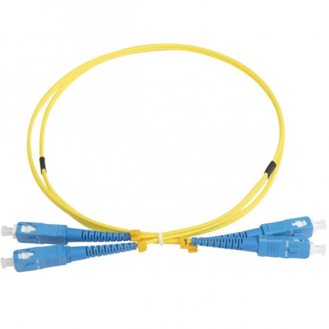 Оптический патч-корд Hyperline Патч-корд волоконно-оптический SM 9/125 (OS2) SC/UPC-SC/UPC 2.0 мм duplex LSZH 1 м FC-D2-9-SC/UR-SC/UR-H-1M