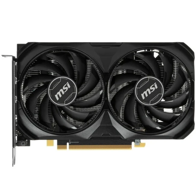 Видеокарта MSI GeForce RTX 4060 Ti VENTUS 2X BLACK E1 OC GeForce RTX 4060 Ti 8G VENTUS 2X BLACK E1 OC (8 ГБ)