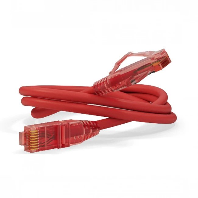 Патч-корд Hyperline PC-LPT-SFTP-RJ45-RJ45-C6a-1M-LSZH-RD
