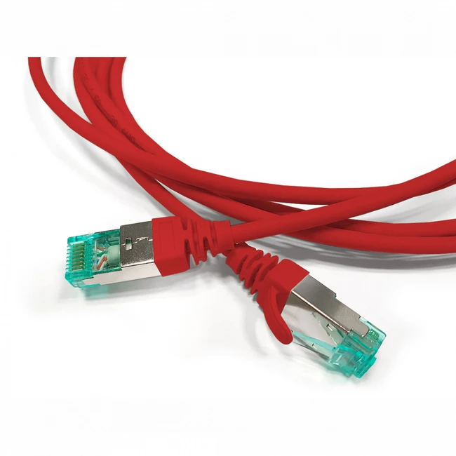 Патч-корд Hyperline PC-LPT-SFTP-RJ45-RJ45-C6a-3M-LSZH-RD
