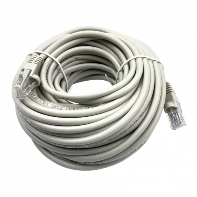 Патч-корд Buro UTP-5E-30M-G-LSZH