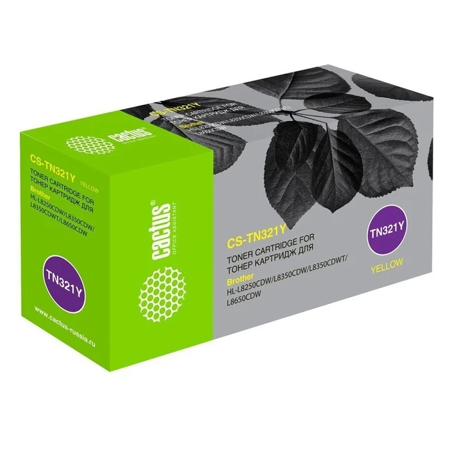 Тонер Cactus CS-TN321Y Yellow СS-TN-321Y