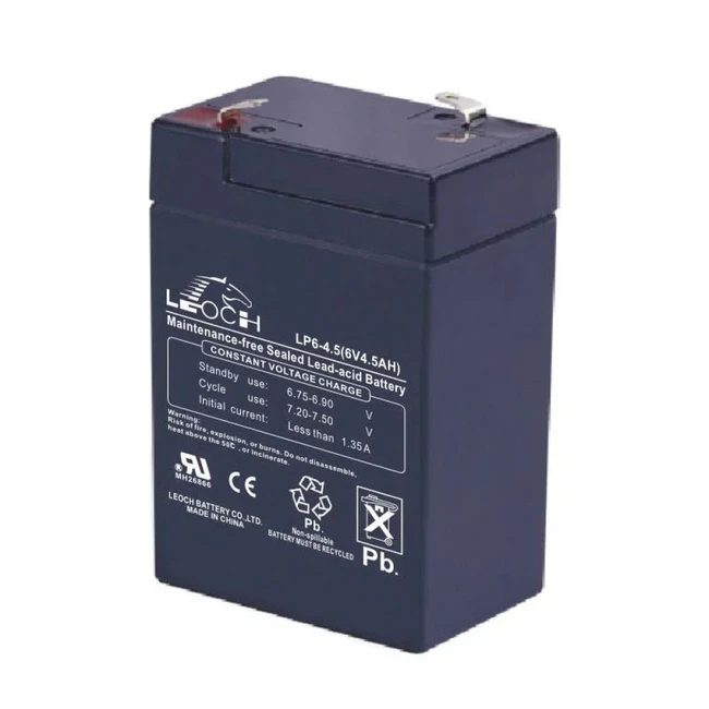 Сменные аккумуляторы АКБ для ИБП Leoch DJW6-4.5 DJW6-4.5 LEOCH 6 В