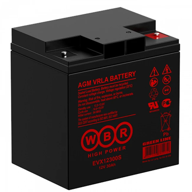 Сменные аккумуляторы АКБ для ИБП WBR EVX12300S EVX12300S WBR (12 В)