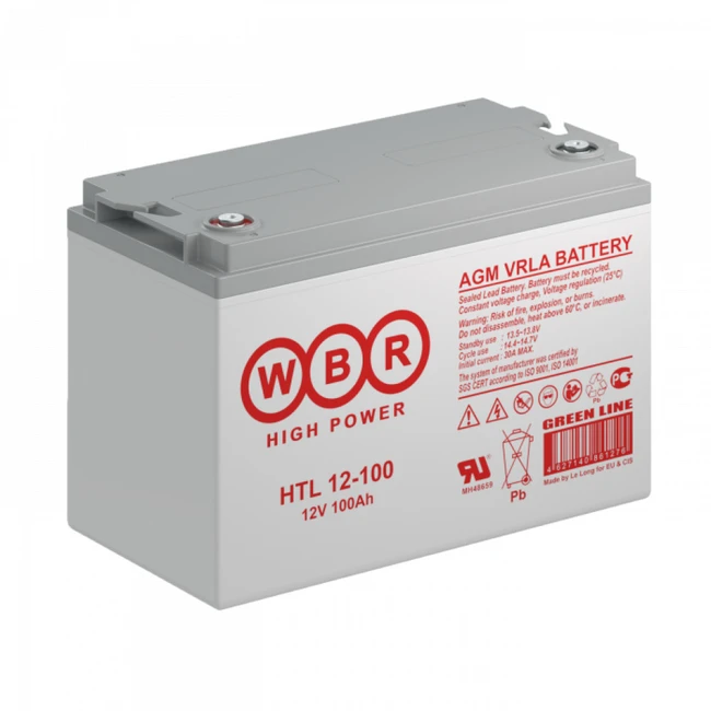 Сменные аккумуляторы АКБ для ИБП WBR HTL12-100 HTL12-100 WBR (12 В)