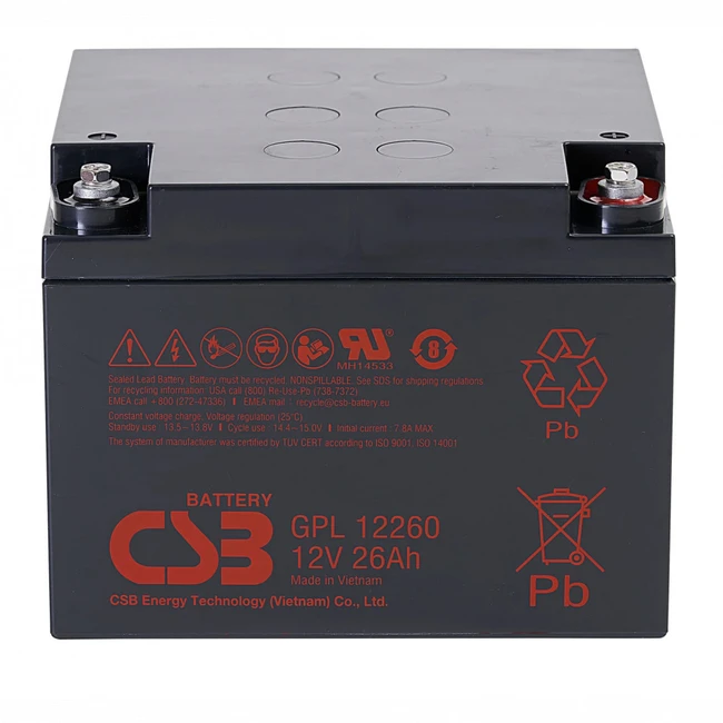 Сменные аккумуляторы АКБ для ИБП CSB GPL12260 GPL12260 I CSB (12 В)