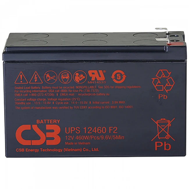 Сменные аккумуляторы АКБ для ИБП CSB UPS12460 F2 UPS12460 F2 CSB (12 В)