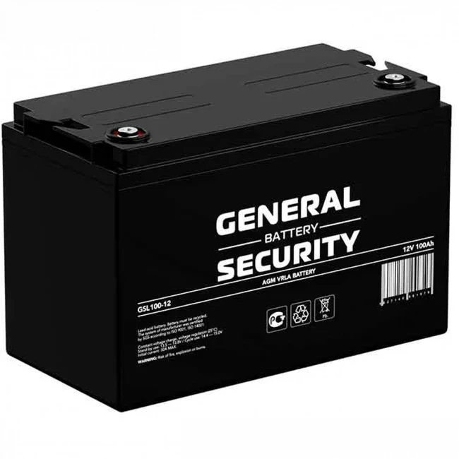 Сменные аккумуляторы АКБ для ИБП General Security GSL100-12 GSL100-12 GENERAL SECURITY (12 В)